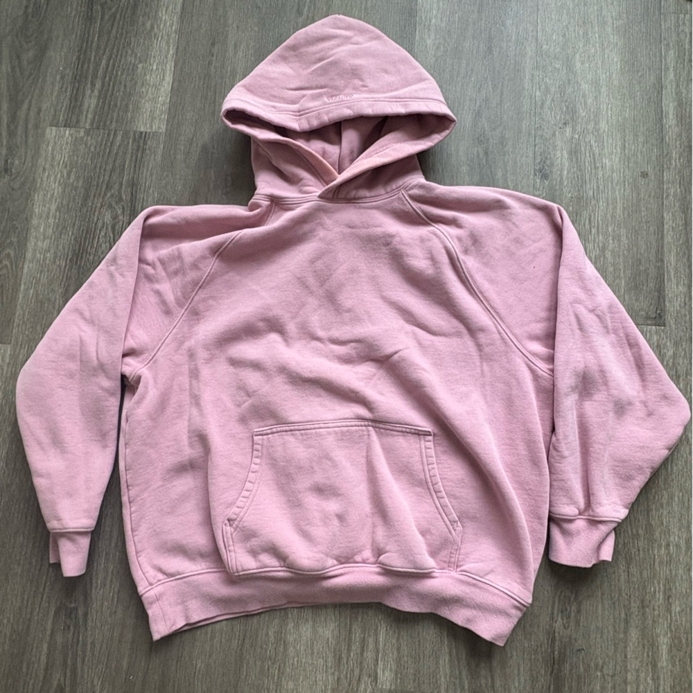 Aritzia Lilac Embroidered Hoodie